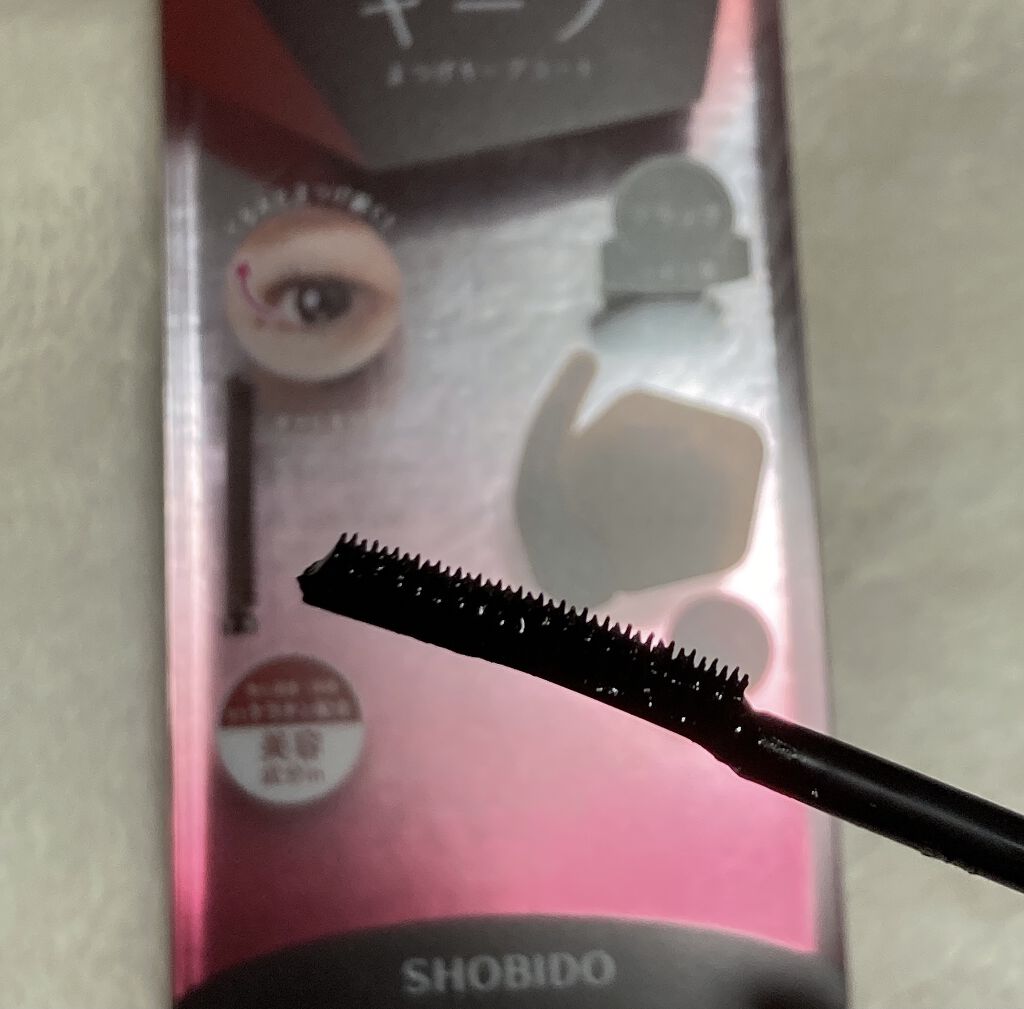 まつげキープコート		 ブラック/SHOBIDO/マスカラトップコートを使ったクチコミ（2枚目）