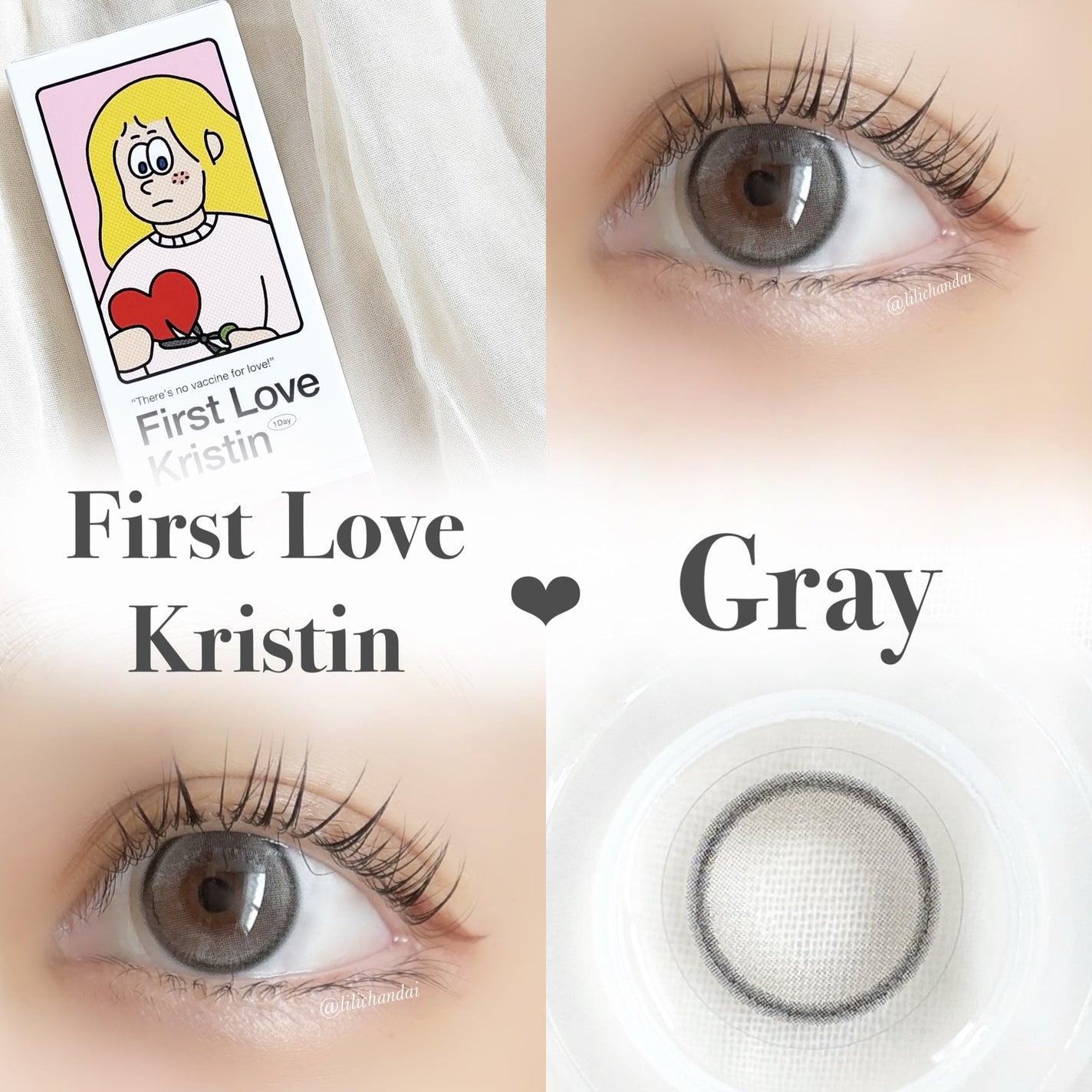 First Love Kristen/Hapa kristin/カラーコンタクトレンズを使ったクチコミ(1枚目)