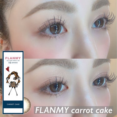 FLANMY 1day（10枚/30枚） キャロットケーキ/FLANMY/ワンデー（１DAY）カラコンの画像