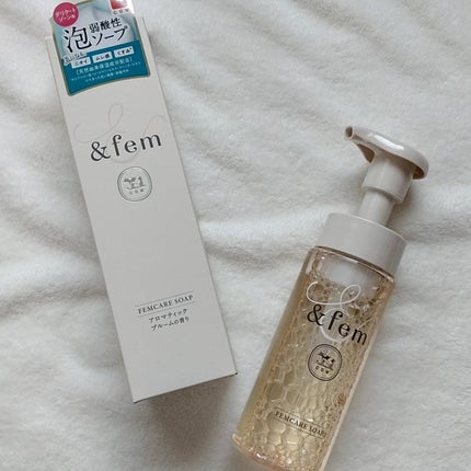 アンドフェム フェムケア泡ソープ/&fem/デリケートゾーンケアを使ったクチコミ(1枚目)