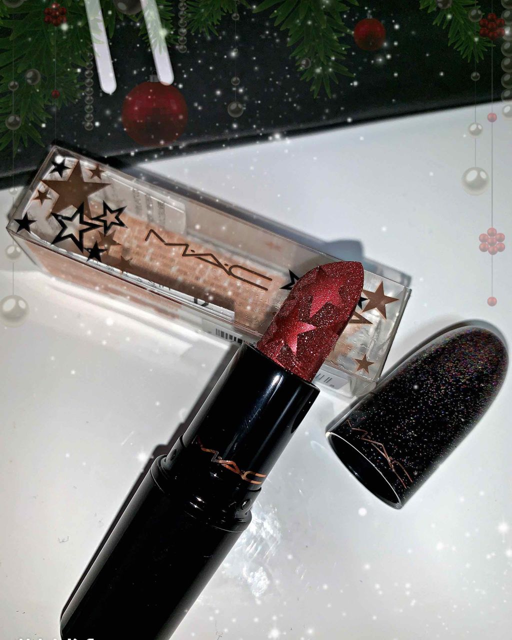 キス オブ スターズ リップスティック ウォーク オブ フレーム/M・A・C/口紅を使ったクチコミ（1枚目）