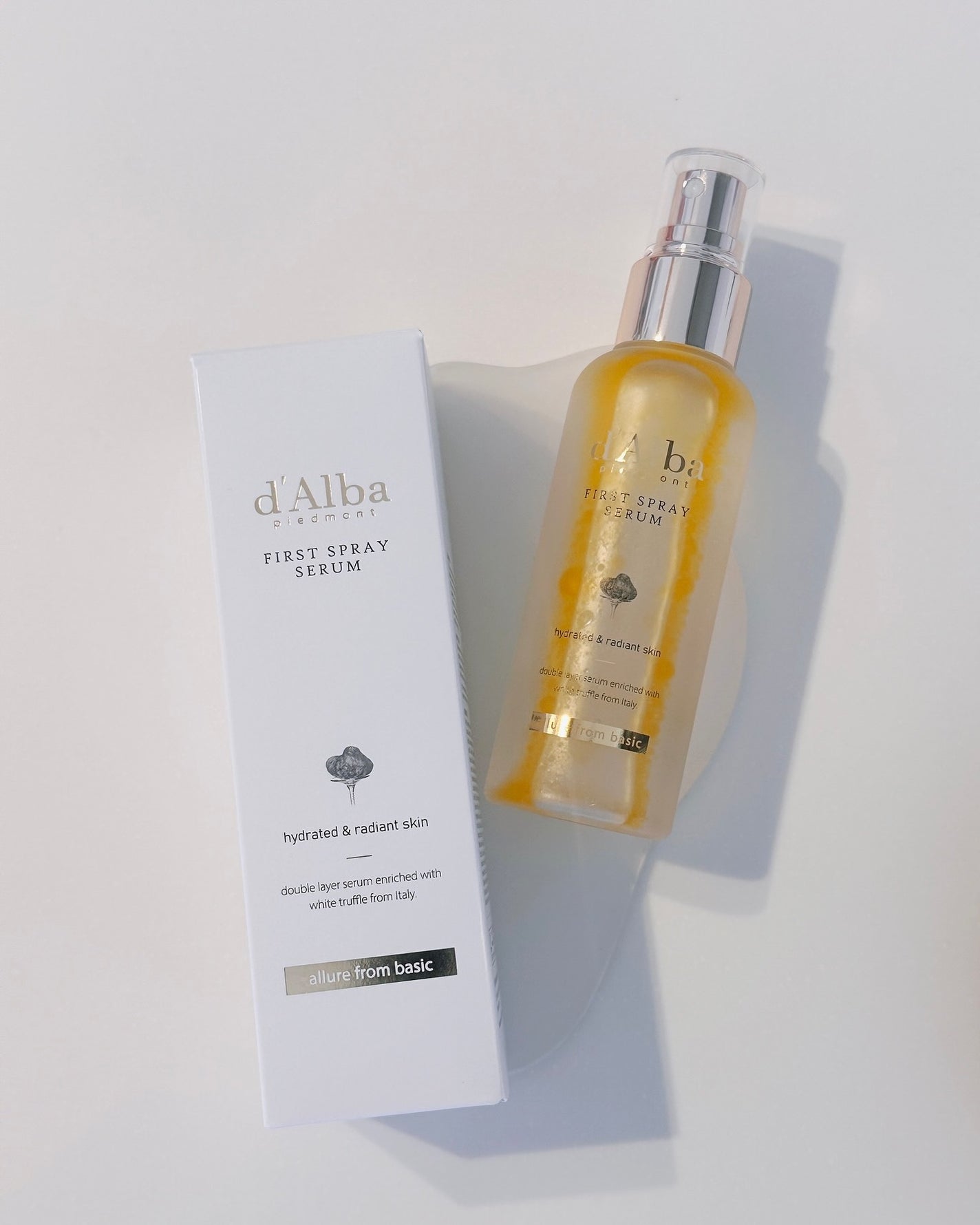 ダルバ ホワイトトリュフファーストスプレーセラム/ダルバ/ミスト状化粧水を使ったクチコミ(4枚目)