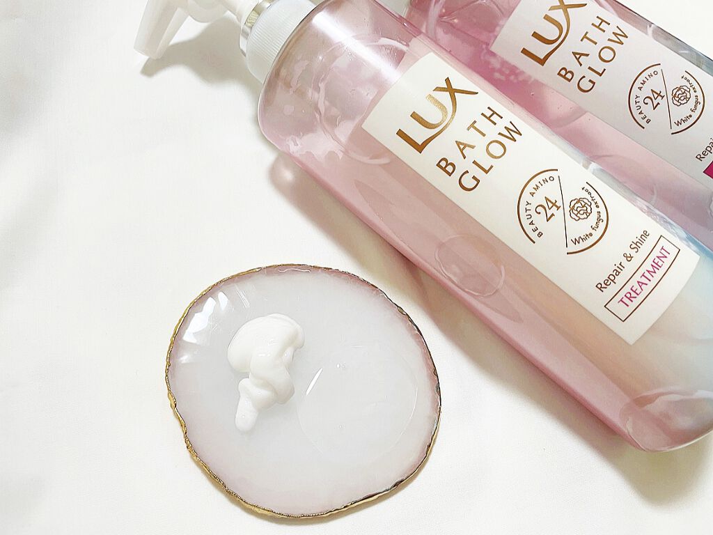 バスグロウ リペア&シャイン シャンプー／トリートメント/LUX/シャンプー・コンディショナーを使ったクチコミ（2枚目）