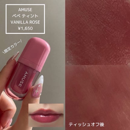ジェルフィットティント/AMUSE/リップティントを使ったクチコミ(4枚目)