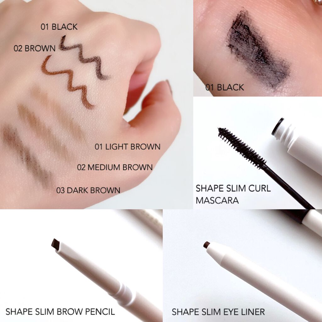 SHAPE SLIM CURL MASCARA/STONEBRICK/マスカラを使ったクチコミ（3枚目）