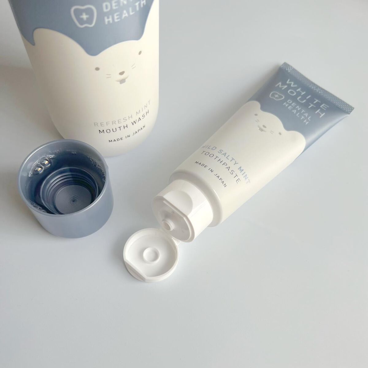 ホワイトマウス デンタルヘルス トゥースペースト マイルドソルティミント/ホワイトマウス/歯磨き粉を使ったクチコミ(3枚目)