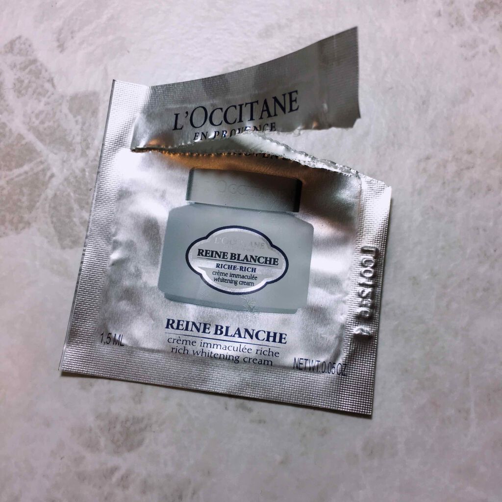 レーヌブランシュ ザ・クリーム/L'OCCITANE/フェイスクリームを使ったクチコミ(1枚目)