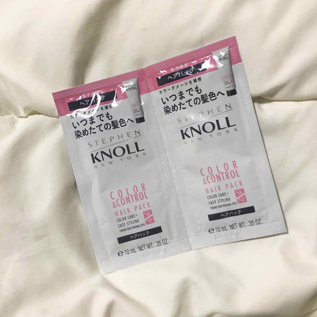 カラーコントロール ヘアパック/スティーブンノル ニューヨーク/ヘアマスク・ヘアパックを使ったクチコミ（1枚目）
