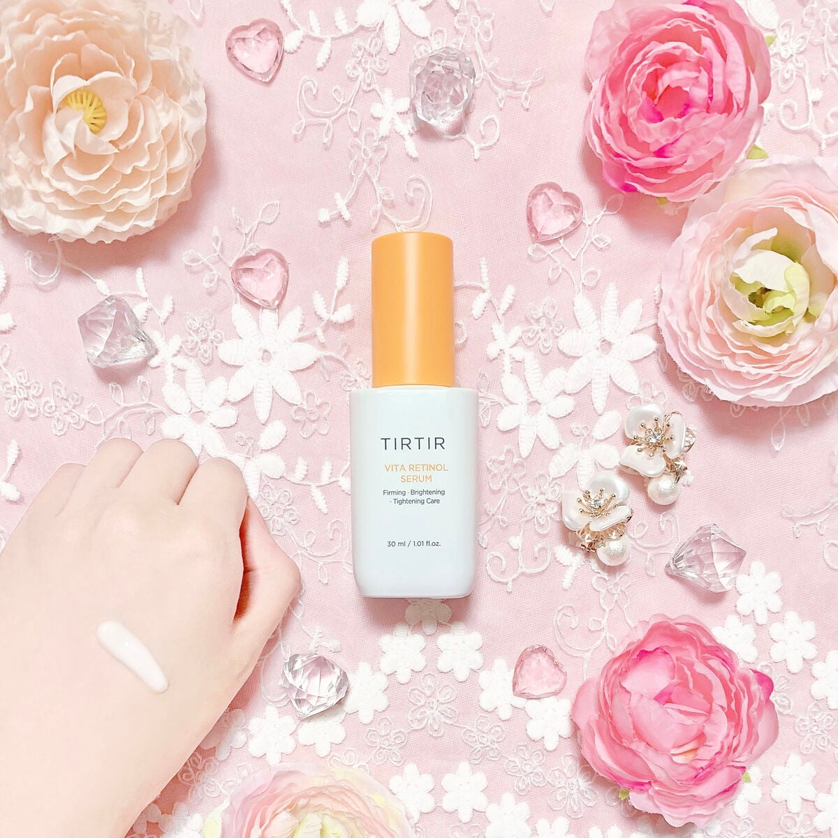 saya フォロバします on LIPS 「ハリ、毛穴ケアにtirtirビタレチノールセラム🌼*⑅リポソー..」(1枚目)