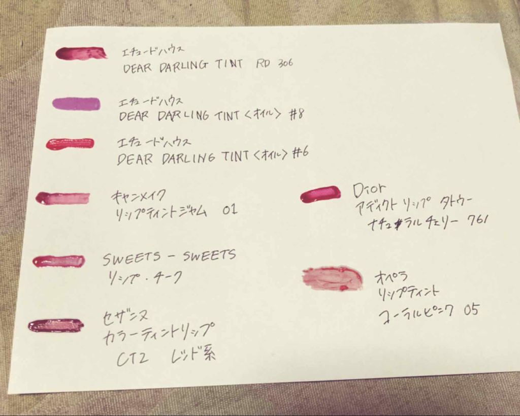 リップ＆チーク ティントオイル/スウィーツ スウィーツ/ジェル・クリームチークを使ったクチコミ（2枚目）