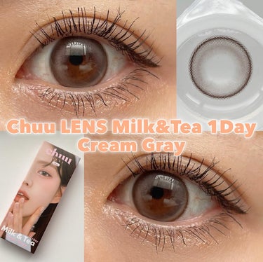 発色が可愛すぎてテンション上がった❤️

☑︎ Chuu Lens
Milk&Tea
Cream Gray

1Day  1箱10枚入り
DIA : 14.2mm
着色直径 : 13.4mm
BC : 