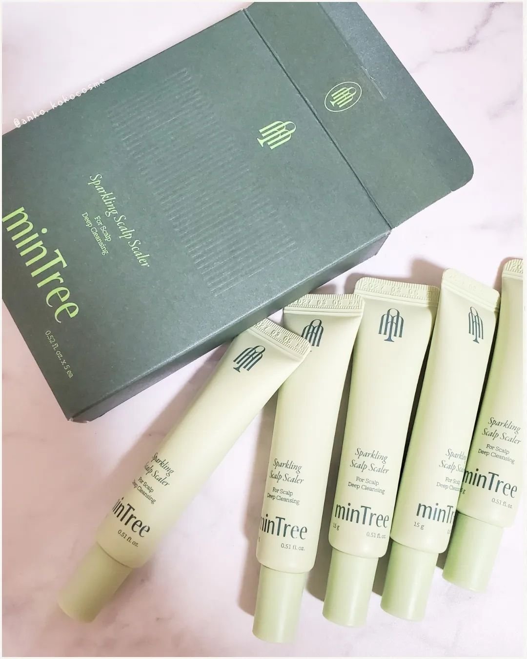 スパークリングスカルプスケーラー/ミンツリー/頭皮ケアを使ったクチコミ（1枚目）