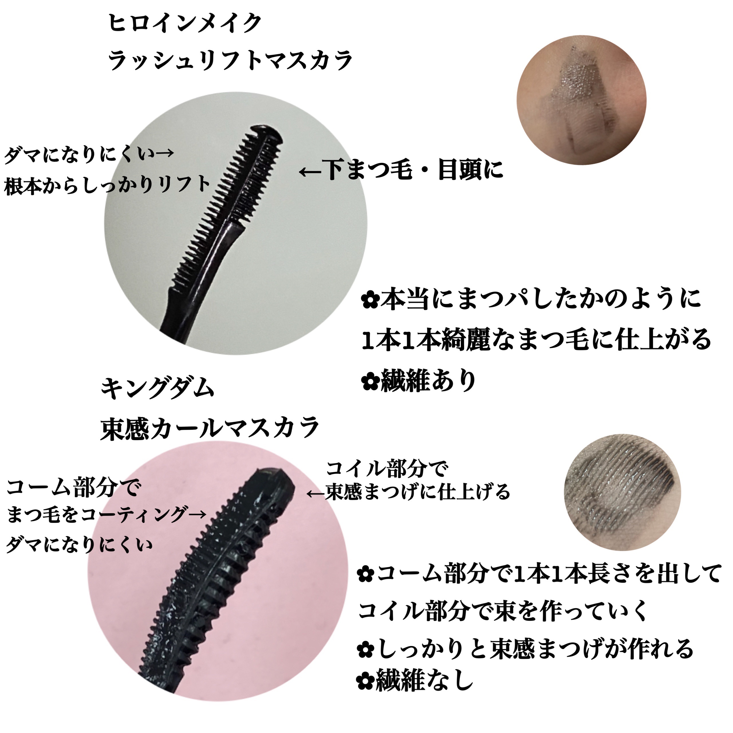 キングダム 束感カールマスカラ/キングダム/マスカラを使ったクチコミ（3枚目）