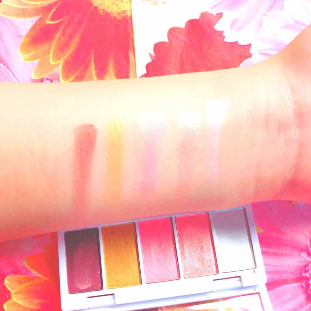 エルファー グリッターアイシャドウ/DAISO/アイシャドウパレットを使ったクチコミ(2枚目)