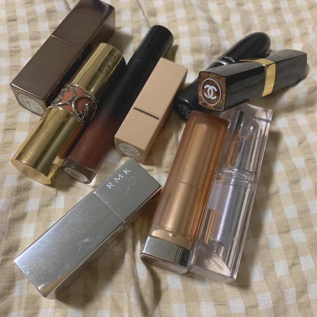 ルージュ ヴォリュプテ シャイン/YVES SAINT LAURENT BEAUTE/口紅を使ったクチコミ（1枚目）