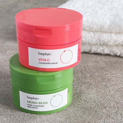 ビタCブライトニングクレンジングバーム/beplain/クレンジングバームを使ったクチコミ(1枚目)