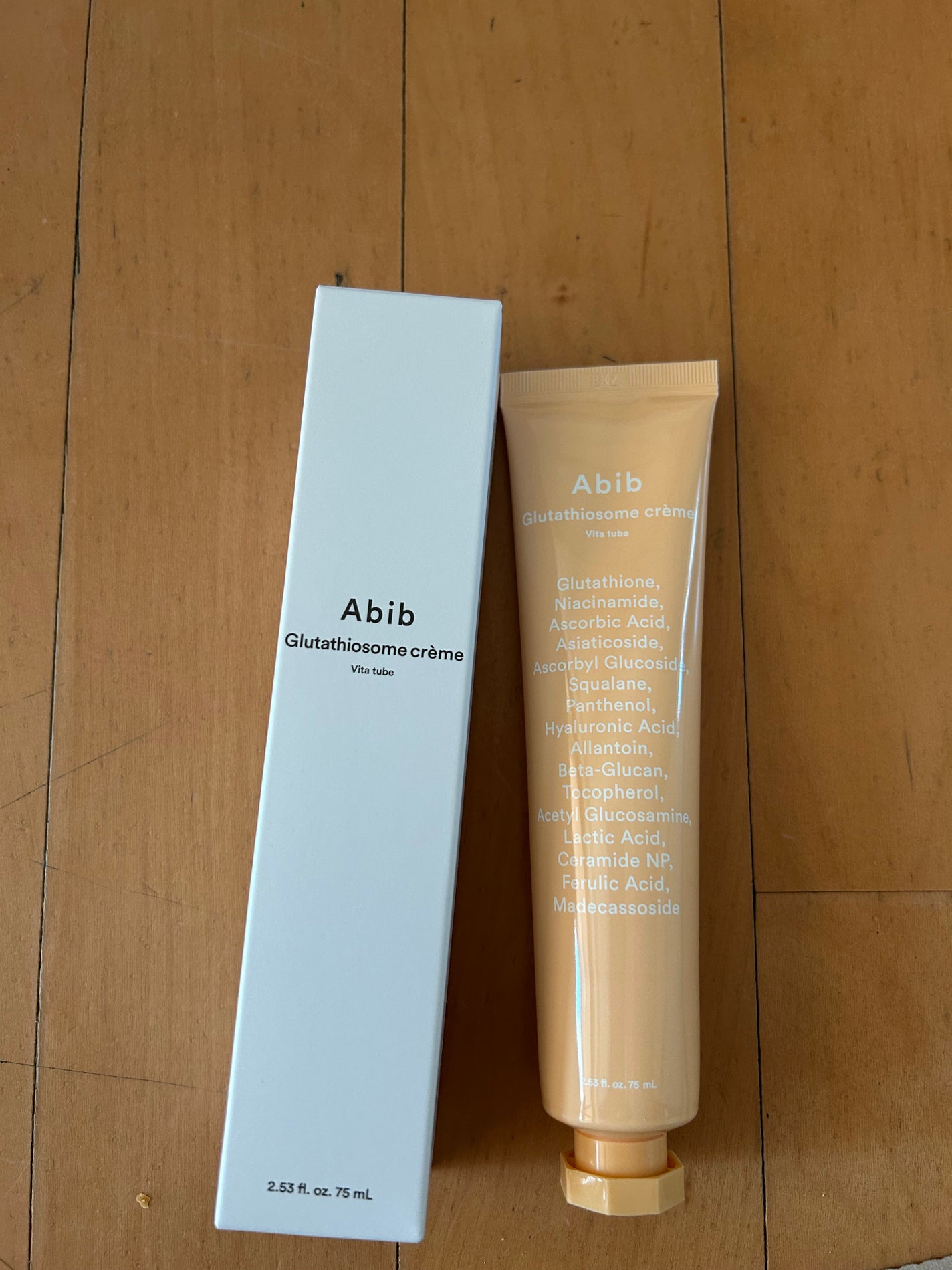アビブ グルタチオンソームクリームビタチューブ/Abib /フェイスクリームを使ったクチコミ(2枚目)