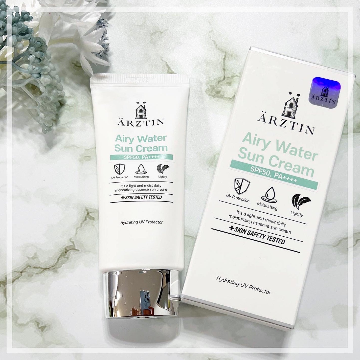 エアリーウォーターサンクリーム/エルツティン/日焼け止めクリームを使ったクチコミ(1枚目)