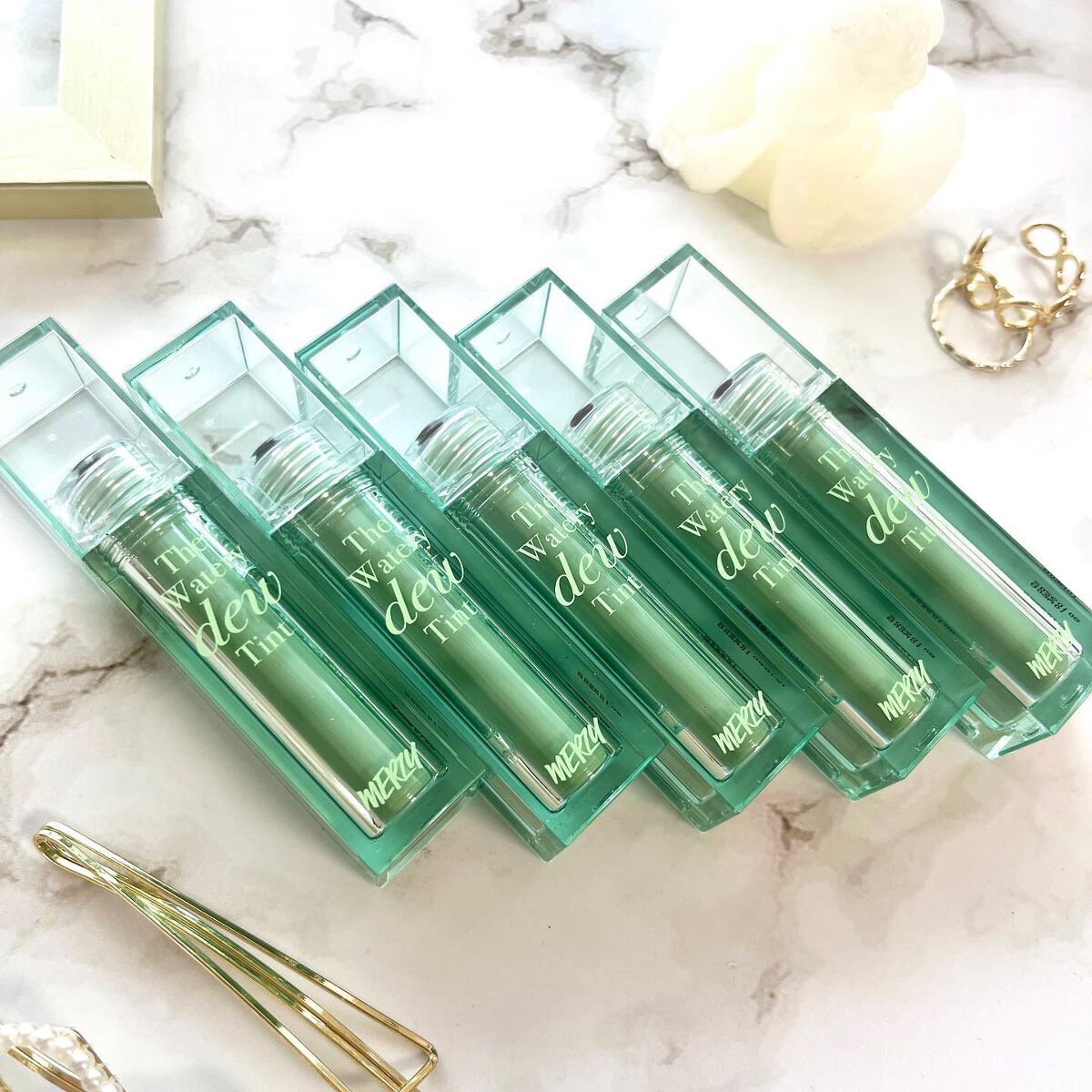 ザ ウォータリーデューティント/MERZY/リップティントを使ったクチコミ(1枚目)