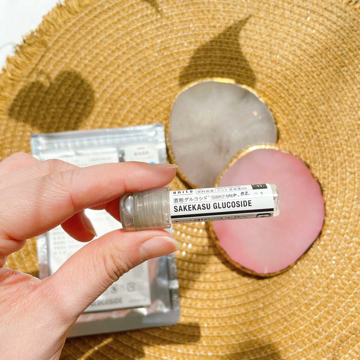 waniwaniコスメ@ふぉろば on LIPS 「unitoエシカル原料美容液酒粕グルコシドver.02フェス・..」(2枚目)
