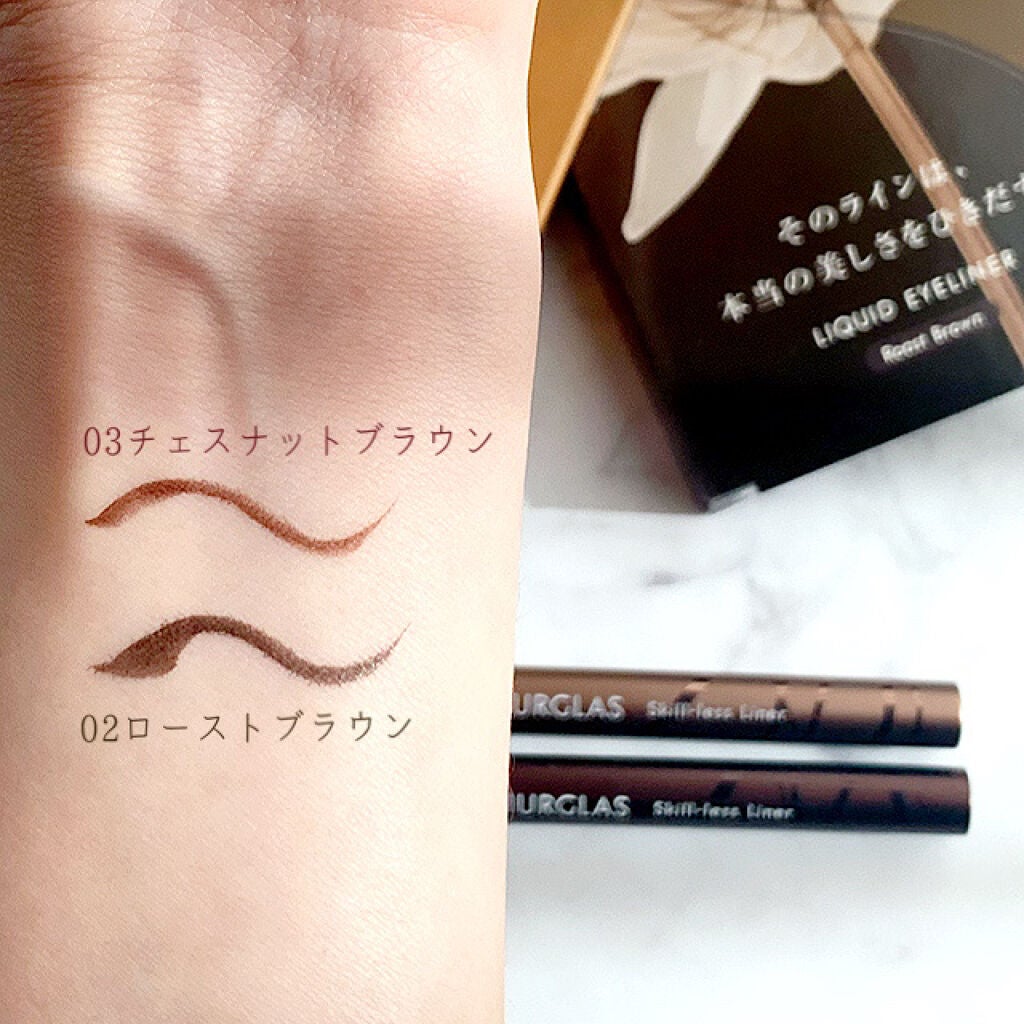 スキルレスライナー/LUMIURGLAS/リキッドアイライナーを使ったクチコミ(3枚目)