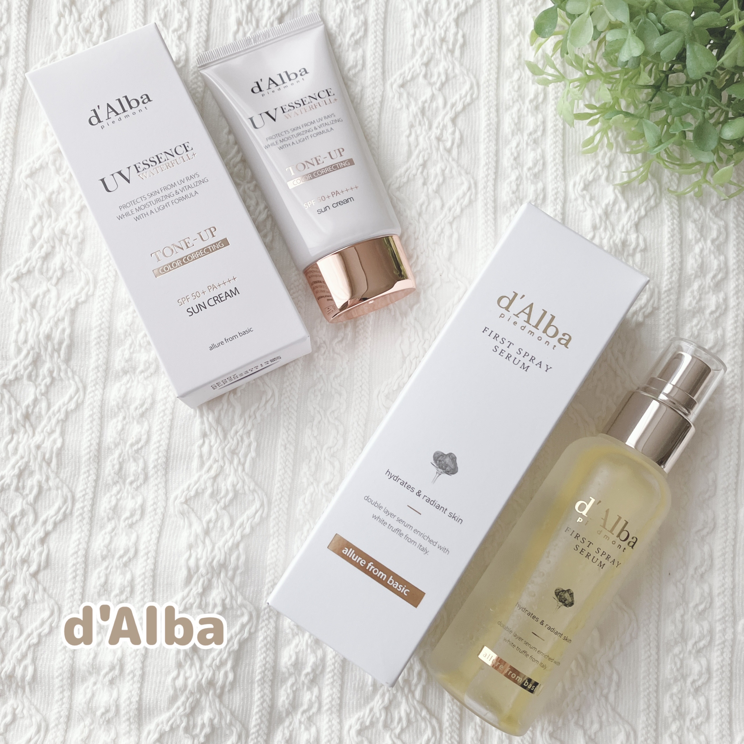 ダルバ ホワイトトリュフファーストスプレーセラム/ダルバ/ミスト状化粧水を使ったクチコミ（1枚目）