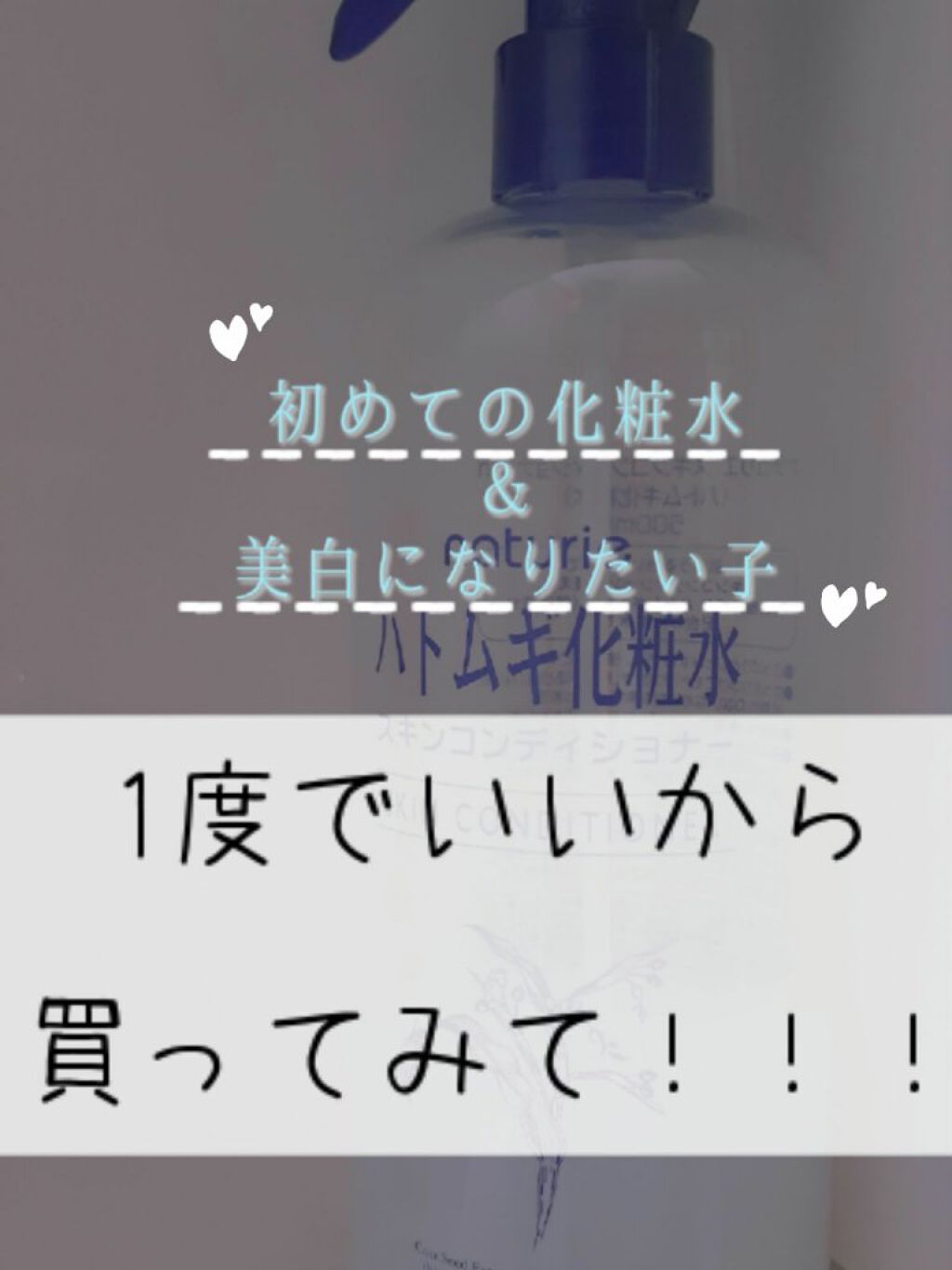 ハトムギ化粧水(ナチュリエ スキンコンディショナー R )/ナチュリエ/化粧水を使ったクチコミ(1枚目)