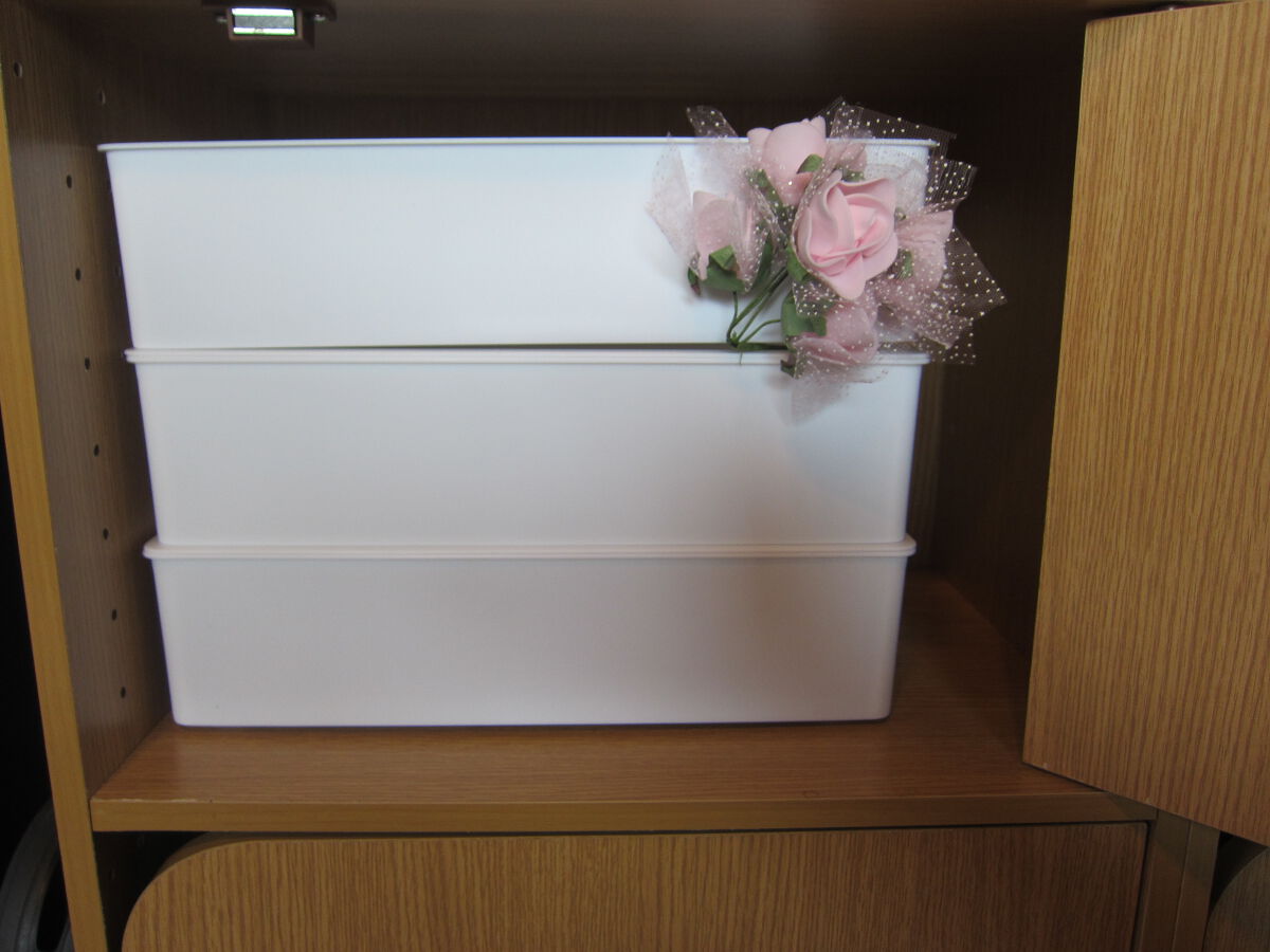 マルチ収納ボックス(フタ付)/DAISO/その他を使ったクチコミ(2枚目)