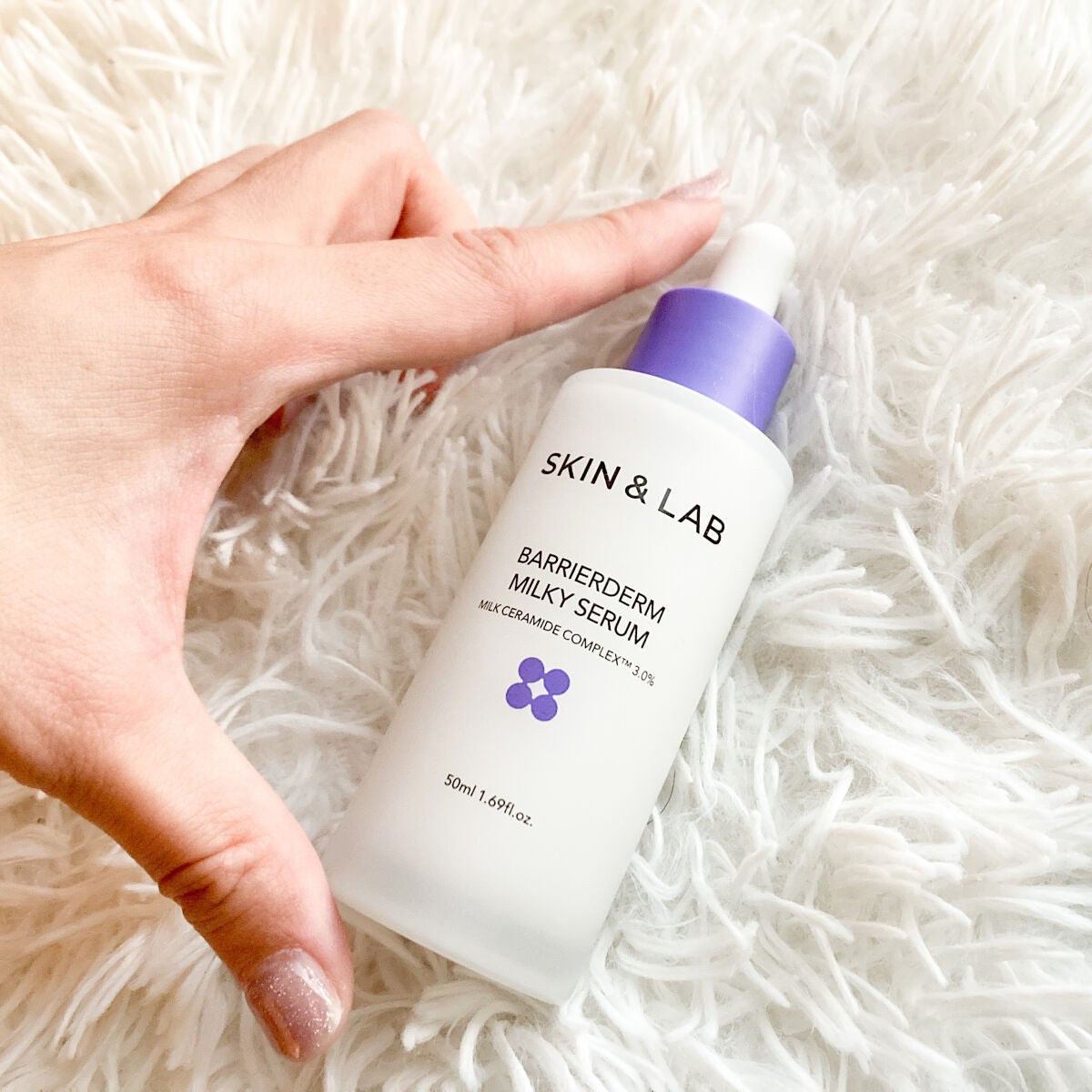バリアダームミルキーセラム/SKIN&LAB/美容液を使ったクチコミ(3枚目)