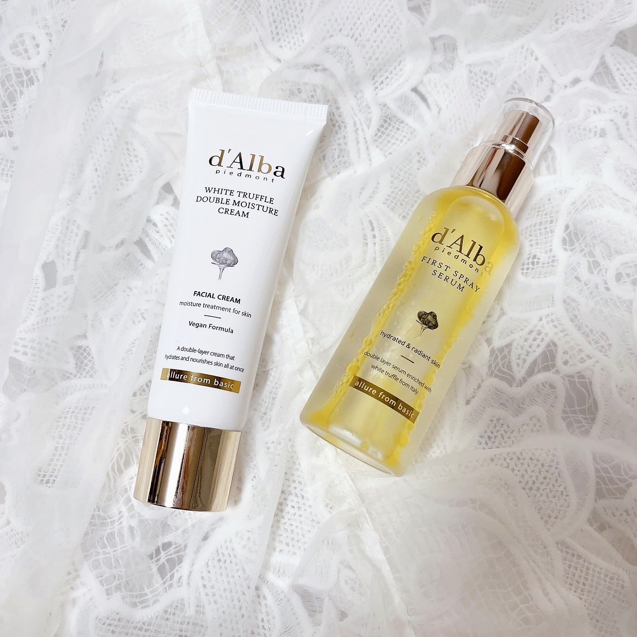 ダルバ ホワイトトリュフファーストスプレーセラム/ダルバ/ミスト状化粧水を使ったクチコミ(1枚目)