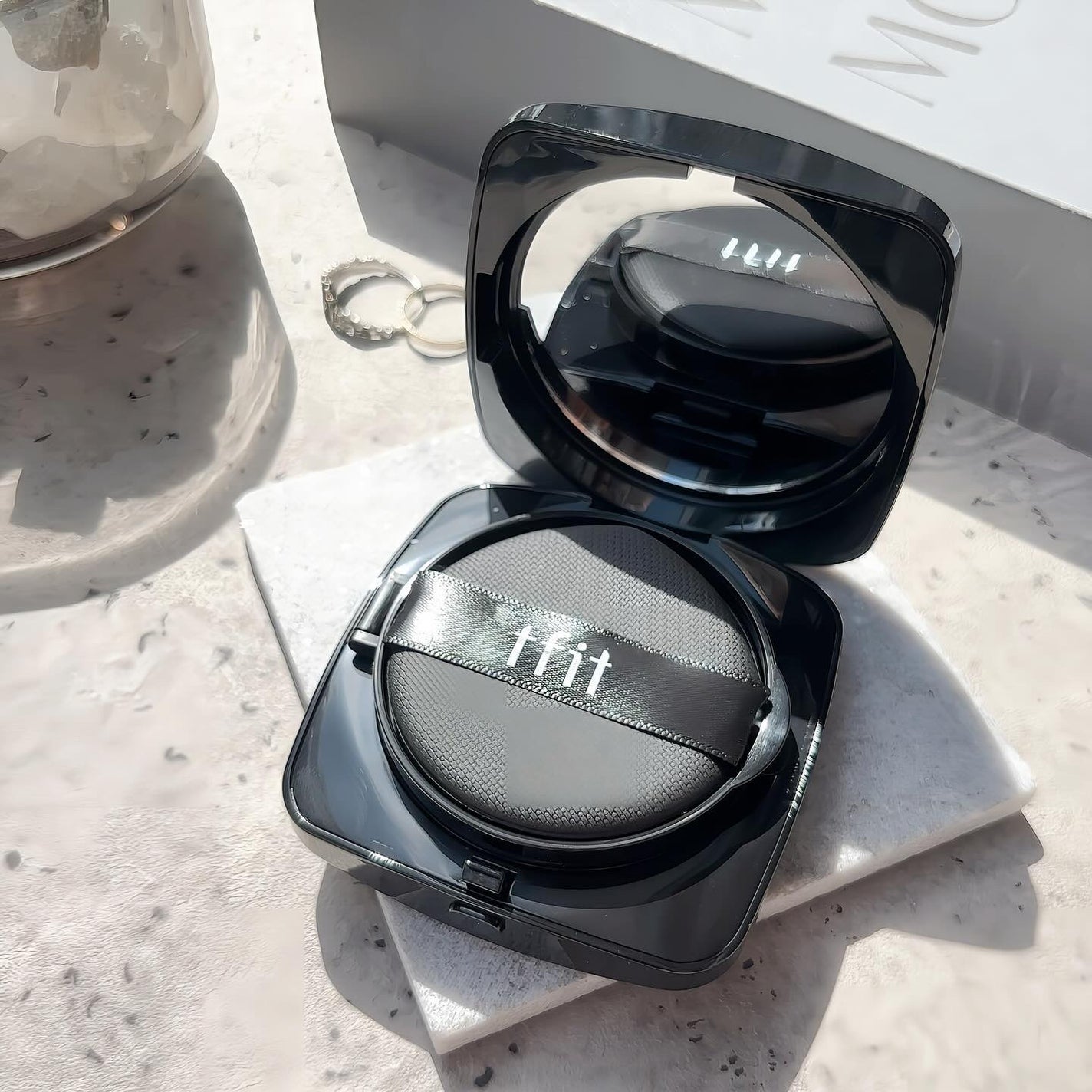 レイヤリングフィット グロークッションEX/TFIT/クッションファンデーションを使ったクチコミ(2枚目)