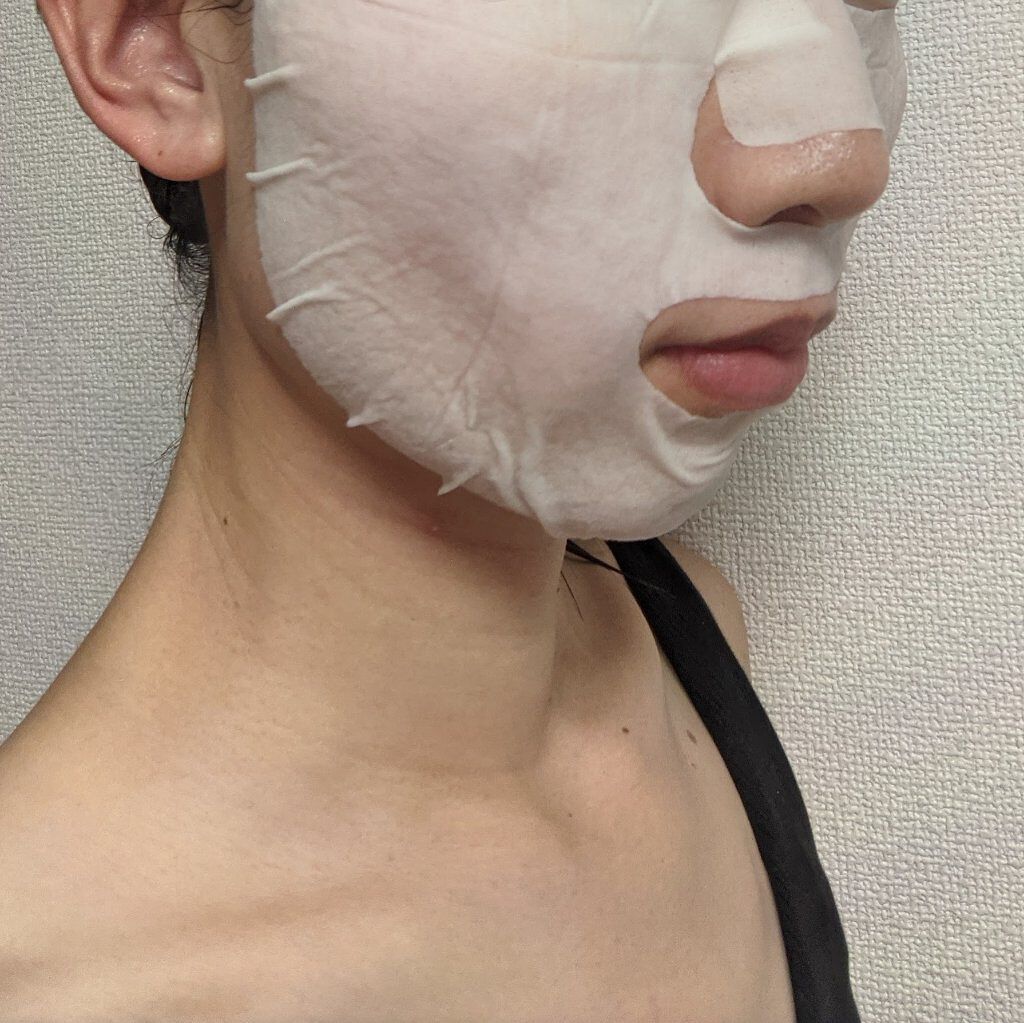 月桃エンリッチクリーミーシートマスク/琉白(ルハク)/シートマスク・パックを使ったクチコミ（2枚目）