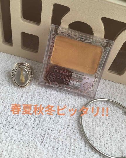 【旧品】パウダーチークス/キャンメイク/パウダーチークを使ったクチコミ(1枚目)