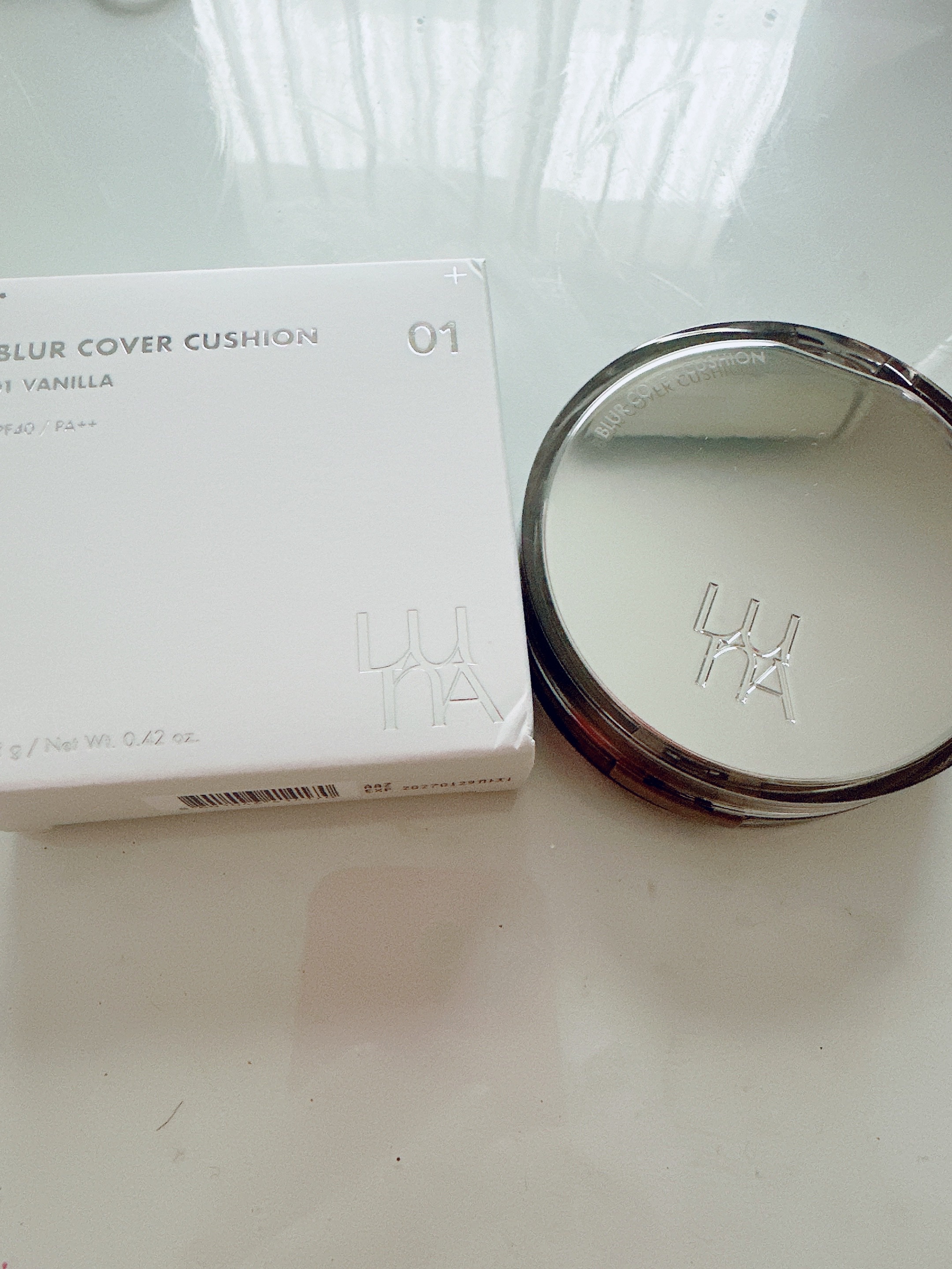 ブラーカバークッション/LUNA/クッションファンデーションを使ったクチコミ（1枚目）