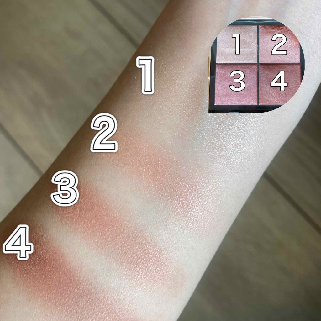 リアルクローズシャドウ/excel/アイシャドウパレットを使ったクチコミ（2枚目）