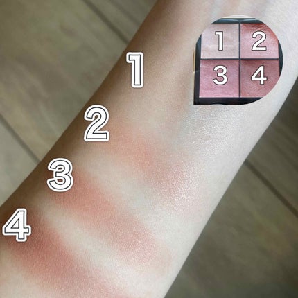 リアルクローズシャドウ/excel/アイシャドウパレットを使ったクチコミ(2枚目)