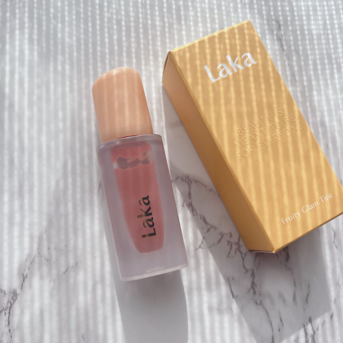 フルーティーグラムティント/Laka/リップティントを使ったクチコミ（2枚目）