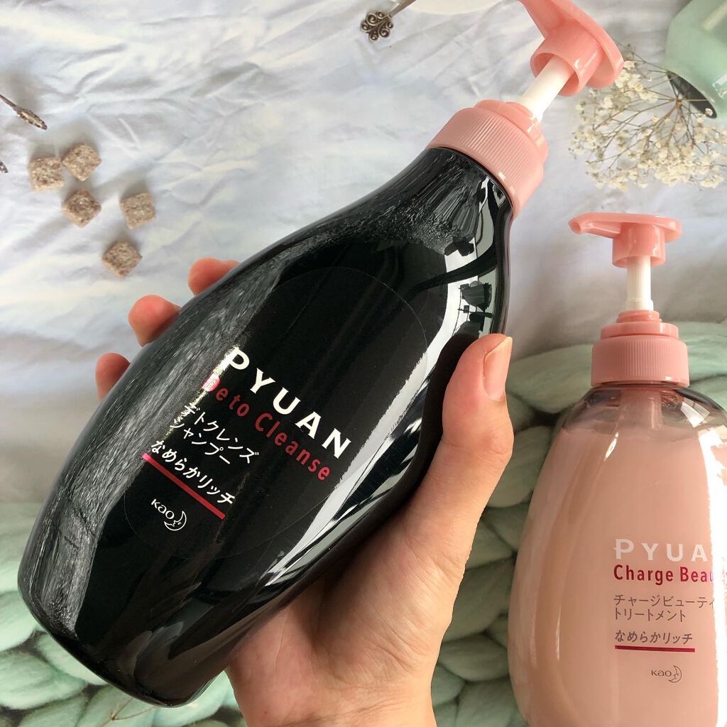 ピュアン デトクレンズシャンプー／チャージビューティトリートメント なめらかリッチ/ピュアン/シャンプー・コンディショナーを使ったクチコミ（3枚目）