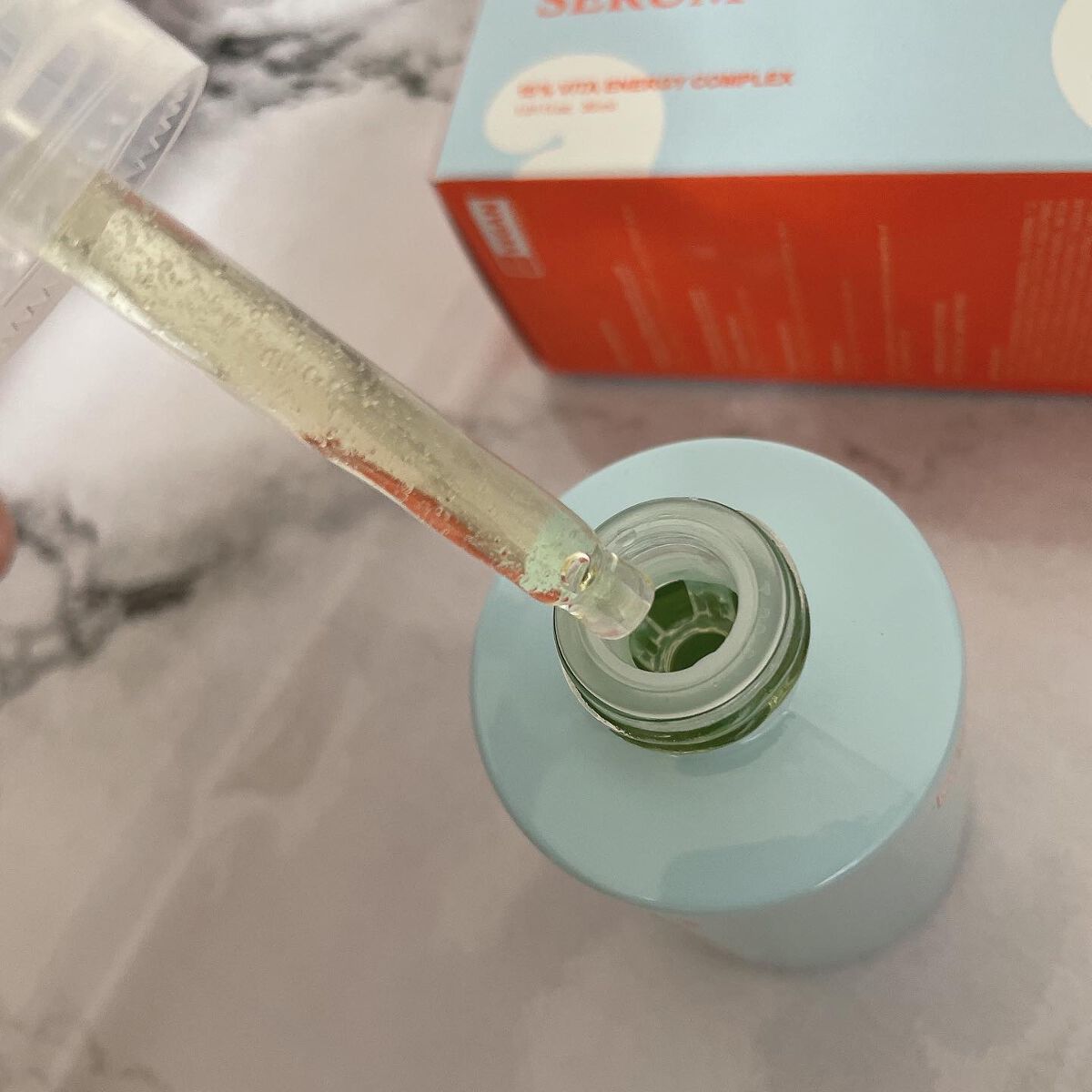 ビタミンCブライトニングセラム /SKIN&LAB/美容液を使ったクチコミ（2枚目）