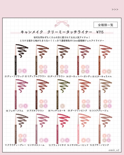 クリーミータッチライナー/キャンメイク/ジェルアイライナーを使ったクチコミ(2枚目)