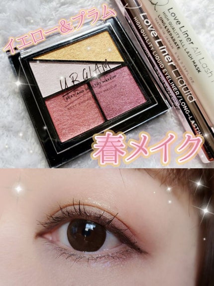 UR GLAM VELVET EYE COLOR PALETTE/U R GLAM/アイシャドウパレットを使ったクチコミ(1枚目)
