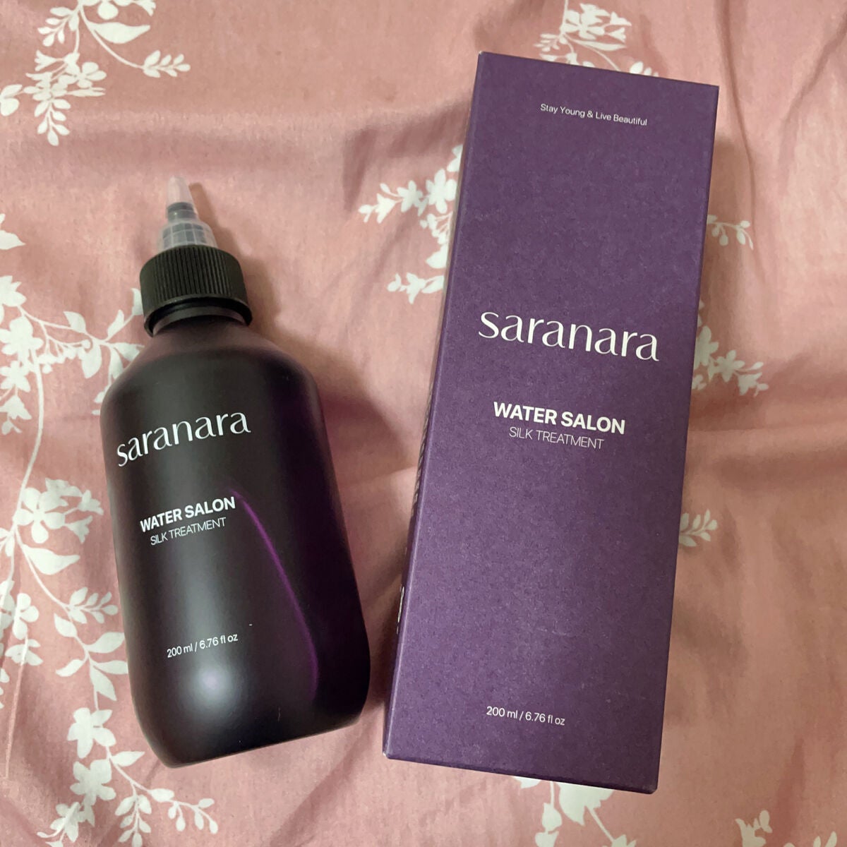 ウォーターサロン シルク トリートメント/SARANARA/洗い流すヘアトリートメントを使ったクチコミ(1枚目)