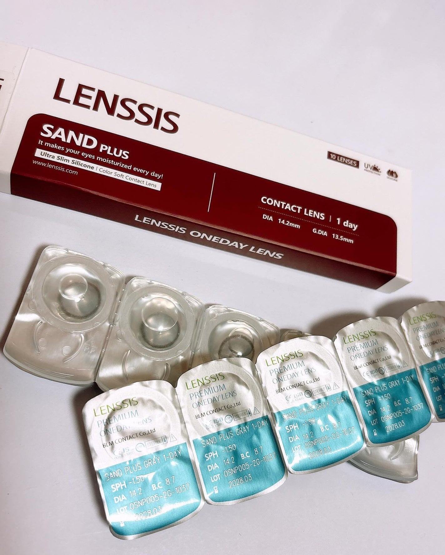 サンドシリーズ/LENSSIS/カラーコンタクトレンズを使ったクチコミ(1枚目)