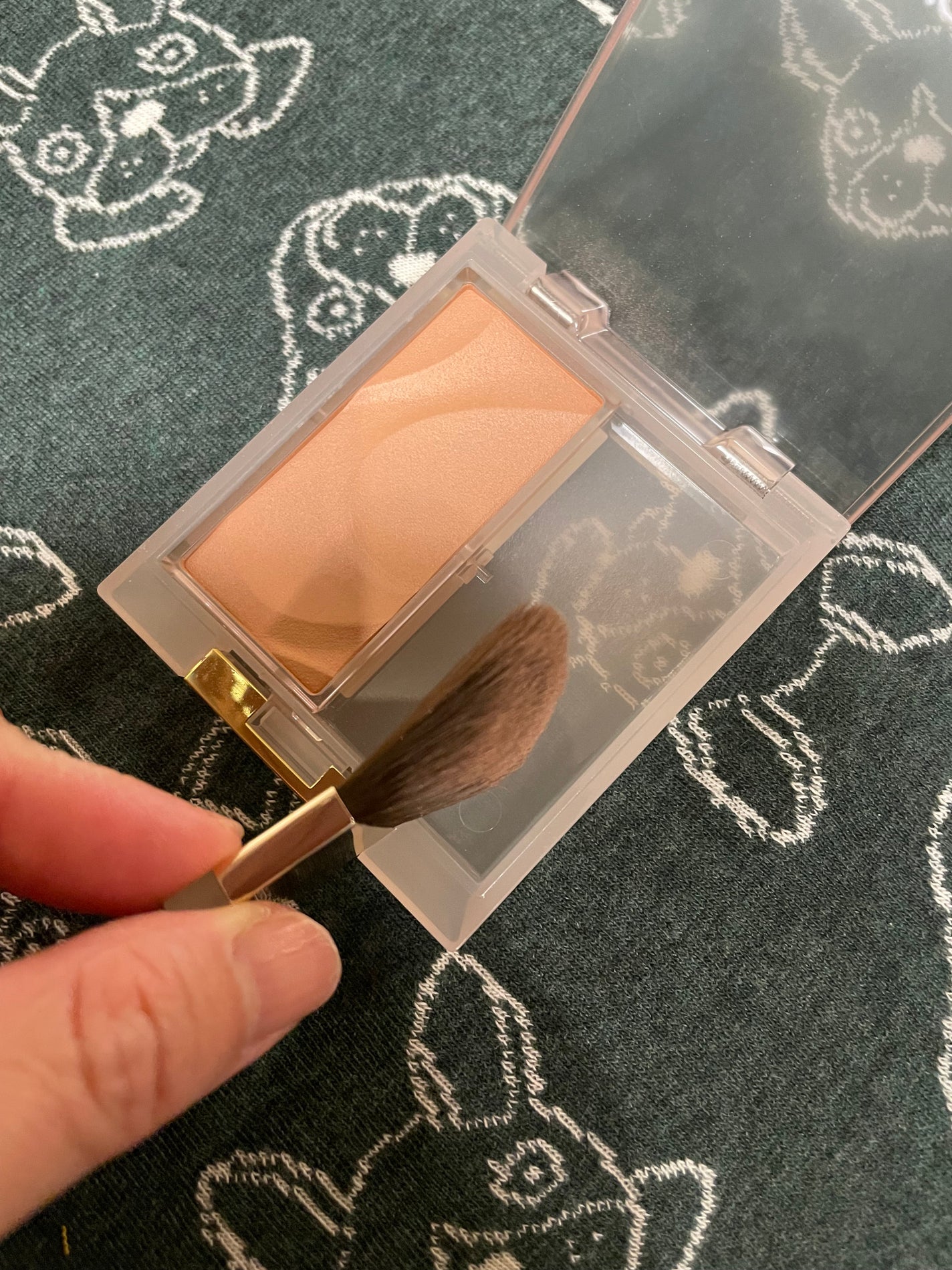 シームレストーン ブラッシュ/excel/パウダーチークを使ったクチコミ(2枚目)