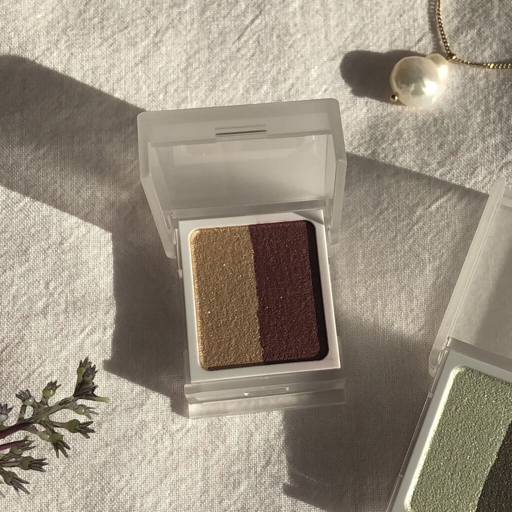 アイカラー2色タイプ/無印良品/アイシャドウパレットを使ったクチコミ（1枚目）