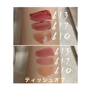 ルージュ ピュールクチュール ヴェルニ ウォーターステイン 613 カスケード ボルドー/YVES SAINT LAURENT BEAUTE/口紅を使ったクチコミ（2枚目）