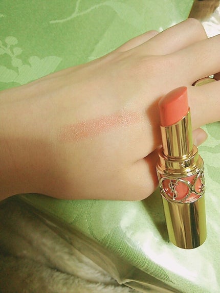 ルージュ ヴォリュプテ シャイン/YVES SAINT LAURENT BEAUTE/口紅を使ったクチコミ(2枚目)