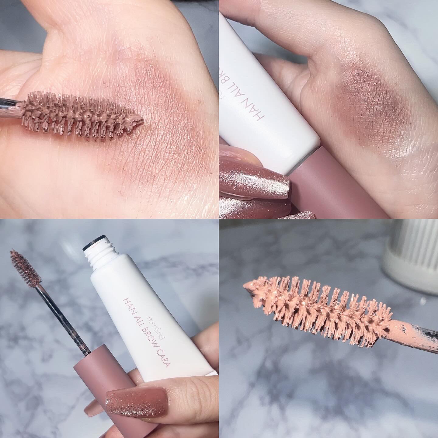 ハンオールブロウカラ/rom&nd/眉マスカラを使ったクチコミ（3枚目）