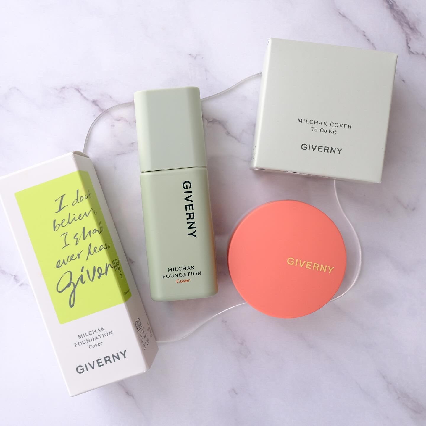 ジヴェルニー 密着カバーファンデーション/GIVERNY/リキッドファンデーションを使ったクチコミ（2枚目）