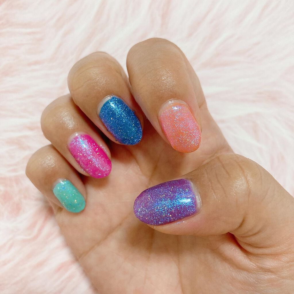 ジェルネイル（ライト対応）/セリア/ジェルネイルを使ったクチコミ（2枚目）